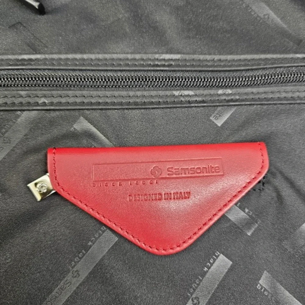 Samsonite Carry On Travel Bag Black Label‎ 2 Way Luggage Briefcase Suit Bag Luxe